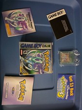 Authentic Pokemon Crystal- TRUE COMPLETE IN BOX ALL FROM 2001  picture