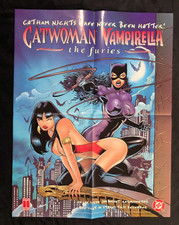 CATWOMAN VAMPIRELLA The Furies Poster 1996 Jim Balent Harris DC Adult 22 x 17 In picture