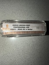 2009-D Lincoln Cent *Professional Life* graded ANACS MS65 Or Better Sealed Roll picture