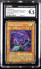 2003 Yu-Gi-Oh Yata-Garasu LOD-000 Secret Rare CGC 9.5 MINT+ Vintage Original picture