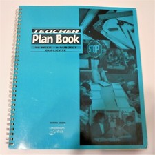 Teacher Plan Book Classroom Select 40-Week 6 Subject Duplicate Spiral Bound Blue picture