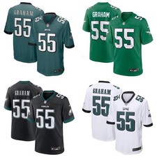 Men's Eagles #55 Brandon Graham Player SportShirt Adult - All Stitched picture