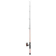 5 FT 6 INFiberglass Spinning Fishing Rod Reel Combo 2 Piece Adult Orange picture