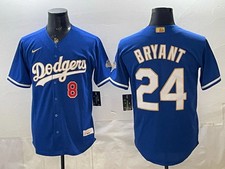 Men's MLB LA Dodgers #24 Kobe Bryant 2026 Collection Stadium Jersey - Royal picture