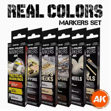 AK Interactive Real Colors Markers Set RCM - US picture