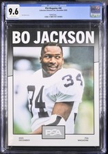 BO JACKSON RARE PSA MAGAZINE 2025 NFL LEGEND OAKLAND RAIDERS COVER CGC 9.6 picture