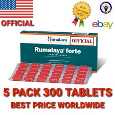 RUMALAYA FORTE Himalaya OFFICIAL USA 5 pack 300 Tablet Vegetarian Botanical Herb picture