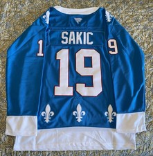 Quebec Nordiques Joe Sakic #19 Fanatics NHL Hockey Jersey- Size Medium (50) NEW picture