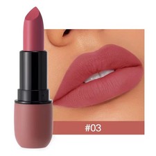 6-Color Matte Lipstick: Velvet Lip Color, Smooth, Waterproof, Long-Lasting Color picture