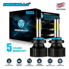 6sides 9006 LED Headlight Bulbs Conversion Kit Low Beam White Super Bright 6500K picture
