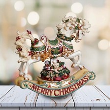 Christmas Rhapsody Rocking Horse Figurine 8