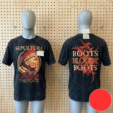 Special Sepultura Roots Bloody Roots Black Cotton 2-Sided Shirt For Men TD1719 picture