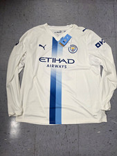PUMA Manchester City 26/27 Jersey XXL White Blue Long Sleeve Erling Haaland #9 picture