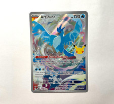 2026 Pokemon 30th Celebration Card 132/128 Articuno IR Illustration Rare Holo picture