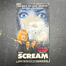 Scream VHS (1996) R NTSC Dimension Home Video Wes Craven picture