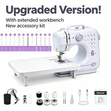 Electric Sewing Machine 12 Stitches Household Sewing Machine w/ Extension Table picture
