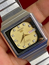 (Serviced) Rare Seiko 5 6309 Movement TV Dial Watch with Jewels 37x40mm - JAPAN picture