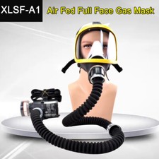 Electric Full Face Gas Mask Constant Flow Respirator Supplied Air Fed System us picture