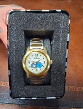 Vintage Disney Seiko SII Eeyore Women’s Two Tone Watch 28mm New Battery picture