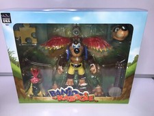 Banjo-Kazooie 8-Inch Banjo & Kazooie DELUXE FLOCKED  Figure 2-Pack DNA picture
