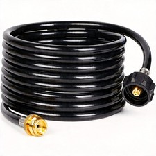 #NEW 18ft Propane Adapter Hose for Mr. Heater Buddy Blackstone Stove picture