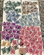 1951-1952 INVESTOR'S LOT OF GERMANY POSTHORNS STAMPS FEDERAL REPUBLIC picture