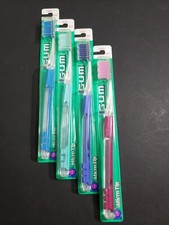 6 x Butler GUM 471 (Discontinued) Microtip Compact Soft  Toothbrush (4 rows) picture
