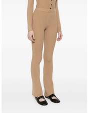 Frankies Bikinis Texas Ribbed Knit Pant Womens Size Small Caramel Brown NEW picture