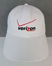 vtg Verizon wireless company hat white snap strap back cellular phone co cap picture
