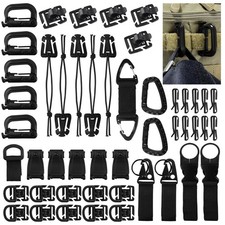 48 - Piece MOLLE Accessories, Kit Upgraded Attachment, Clips Kit MOLLE, Key Clip picture