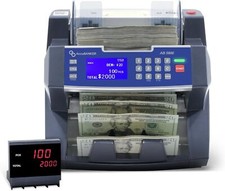 AccuBANKER AB5800 Bill Counter Multi Currency w/ Counterfeit Detection UL Listed picture