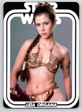 Star Wars Princess Leia Organa Hot Spicy Custom Trading Card ACEO picture