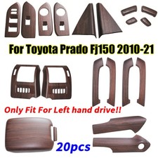 20x For Toyota Prado Fj150 10-21 Wood Grain Interior Accessories Kit Cover Trim picture