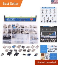 180Pcs Micro Sockets USB 2.0 3.0 Type A Male Female Plug Connector Jack Solde... picture