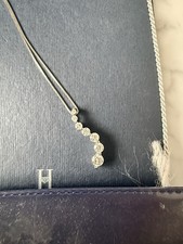 14K White Gold And Diamond Pendant 0.75 carat in diamonds picture