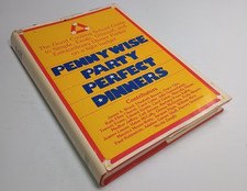 Vintage 1975 Penny-Wise Party-Perfect Dinners Cookbook Hardcover picture