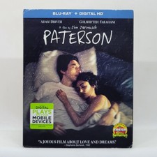 Paterson (2016) Brand New Blu-ray with SLIPCOVER Adam Driver, Jim Jarmusch picture