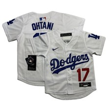 🔥 Shohei Ohtani 🔥 #17 LA Dodgers White Home Stadium Jersey Toddler 4T/5T picture