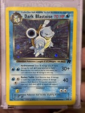 Pokémon TCG Dark Blastoise Holo Rare 1st Edition Vintage picture