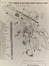 Colt Single Action Army SAA Model P ,Pre WWII, + Bisley Parts picture