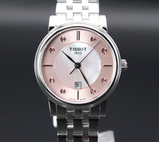 Tissot 30MM Carson Quartz Pink Mother Pearl Dial Ladies Watch T122.210.11.159.00 picture