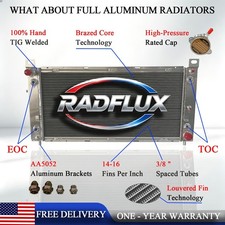 34'' Radiator For Chevy Silverado Suburban 1500 2500 Tahoe GMC Yukon  Aluminum picture