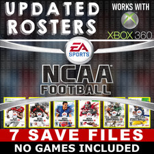 NCAA Football 2007 2008 2009 2010 2011 2012 13 14 Roster Update Xbox USB Saves picture