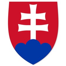 SLOVAKIA Coat of Arms bumper sticker decal 3