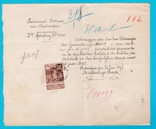 BELGIUM invoice 1897 Antwerp picture