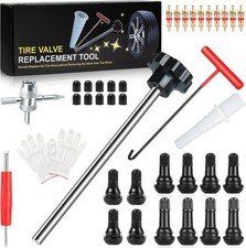 38Pcs Tire Valve Stem Core Tool Kit for Car Truck ATV Lawn Mower picture