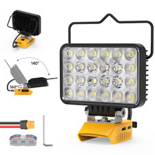72W LED Work Light 7200LM for Dewalt 20V Battery w/ PD 30W Type-C Fast Charger picture
