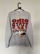 Vintage 1993 Ohio State Buckeyes Flintstones Sweatshirt NWT Delta USA Made XL picture