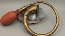 Vintage 1920s Brass Bulb Horn “E. Spengler Paris”  Decorative / Restoration picture