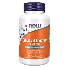 NOW FOODS Glutathione 500 mg 60 Veg Capsules picture